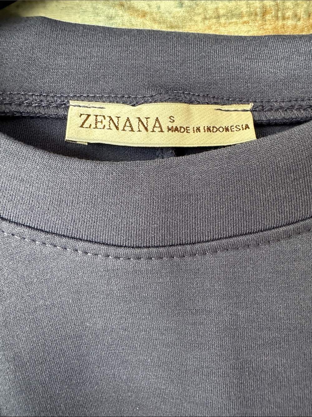 Zenana Outfitters Two-Piece Wide-Leg Set in Indigo Blue - Picture 2 of 3